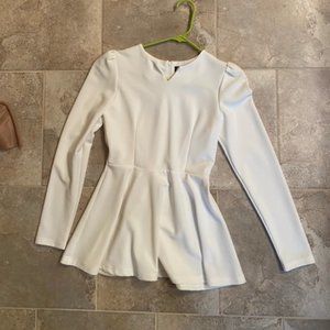 White Flowy Blouse